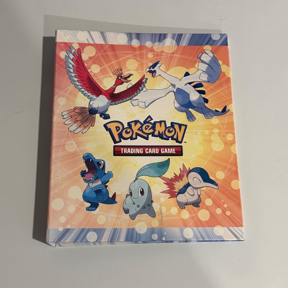 Pokemon TCG 2010 Ultra PRO 4-Pocket Binder Lugia Ho-Oh Johto Starters 82399-1F